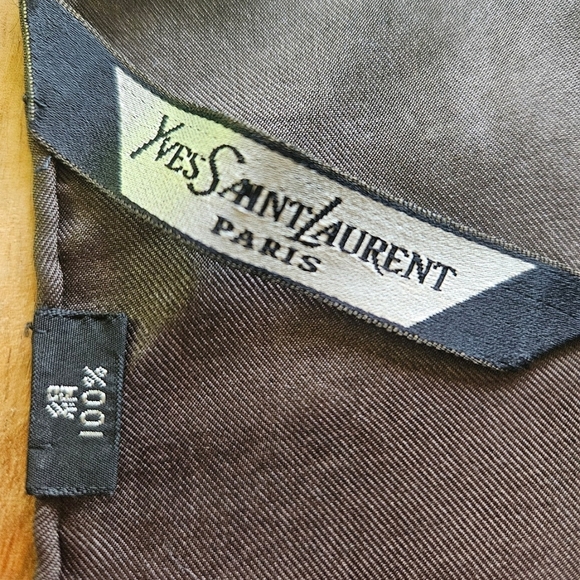 YSL Green and Black Scarf - Picture 3 of 11
